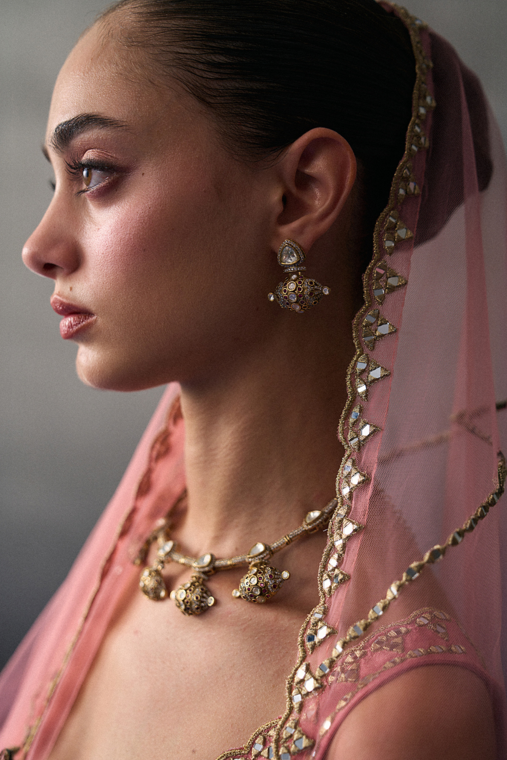 Gajri Benarasi Festive Lehenga