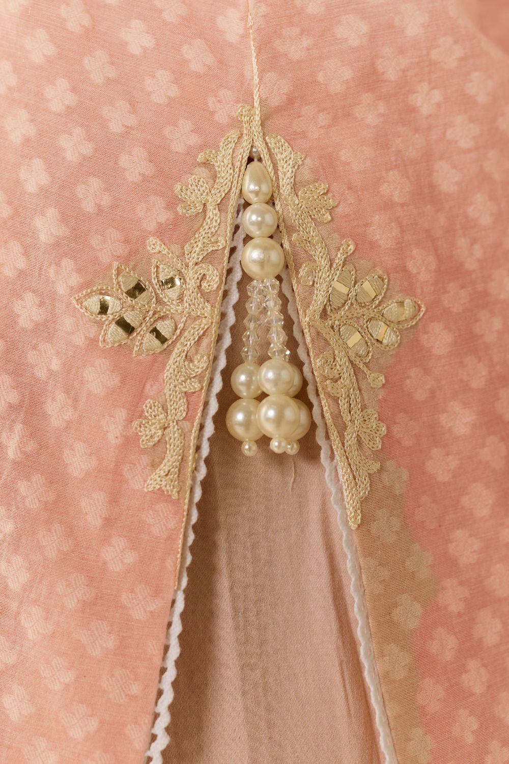 ANAISHA - CARNATION PINK SHORT KURTA WITH FARSHI SALWAR AND DUPATTA