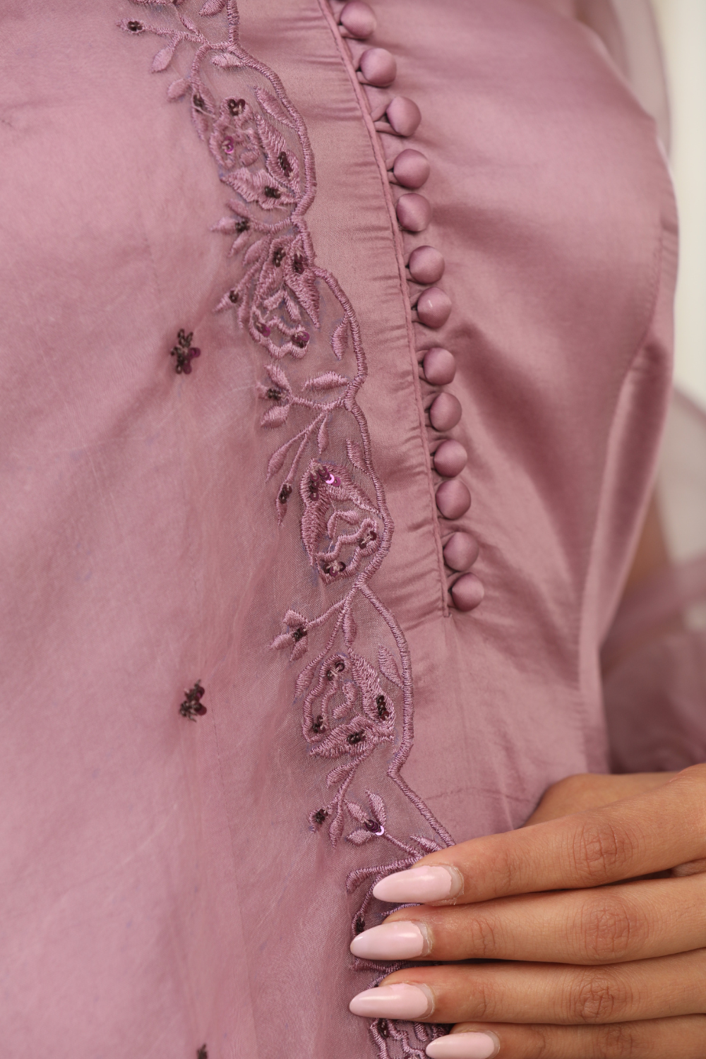 Lavender Kurta Set