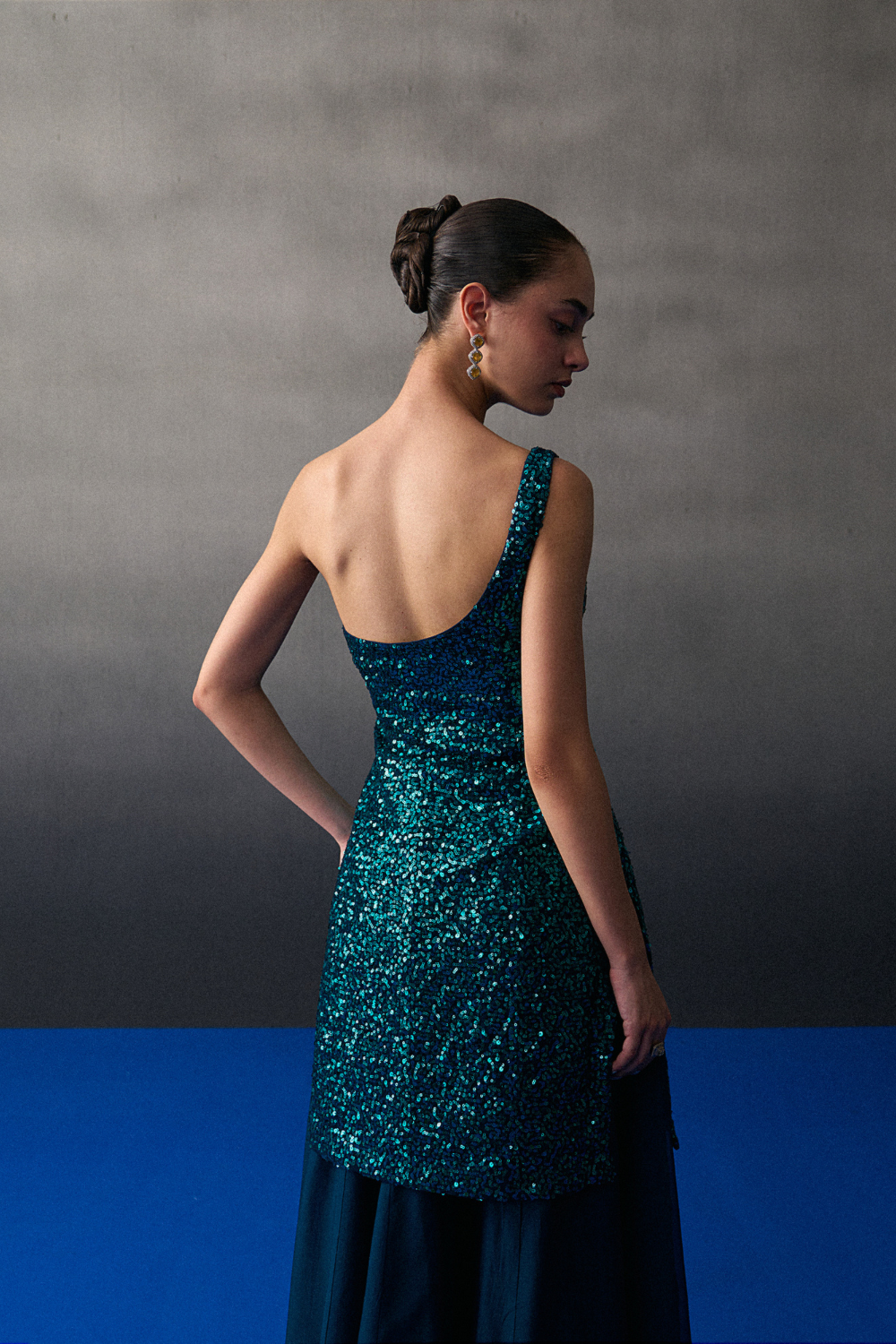 Peacock Blue Sharara Set