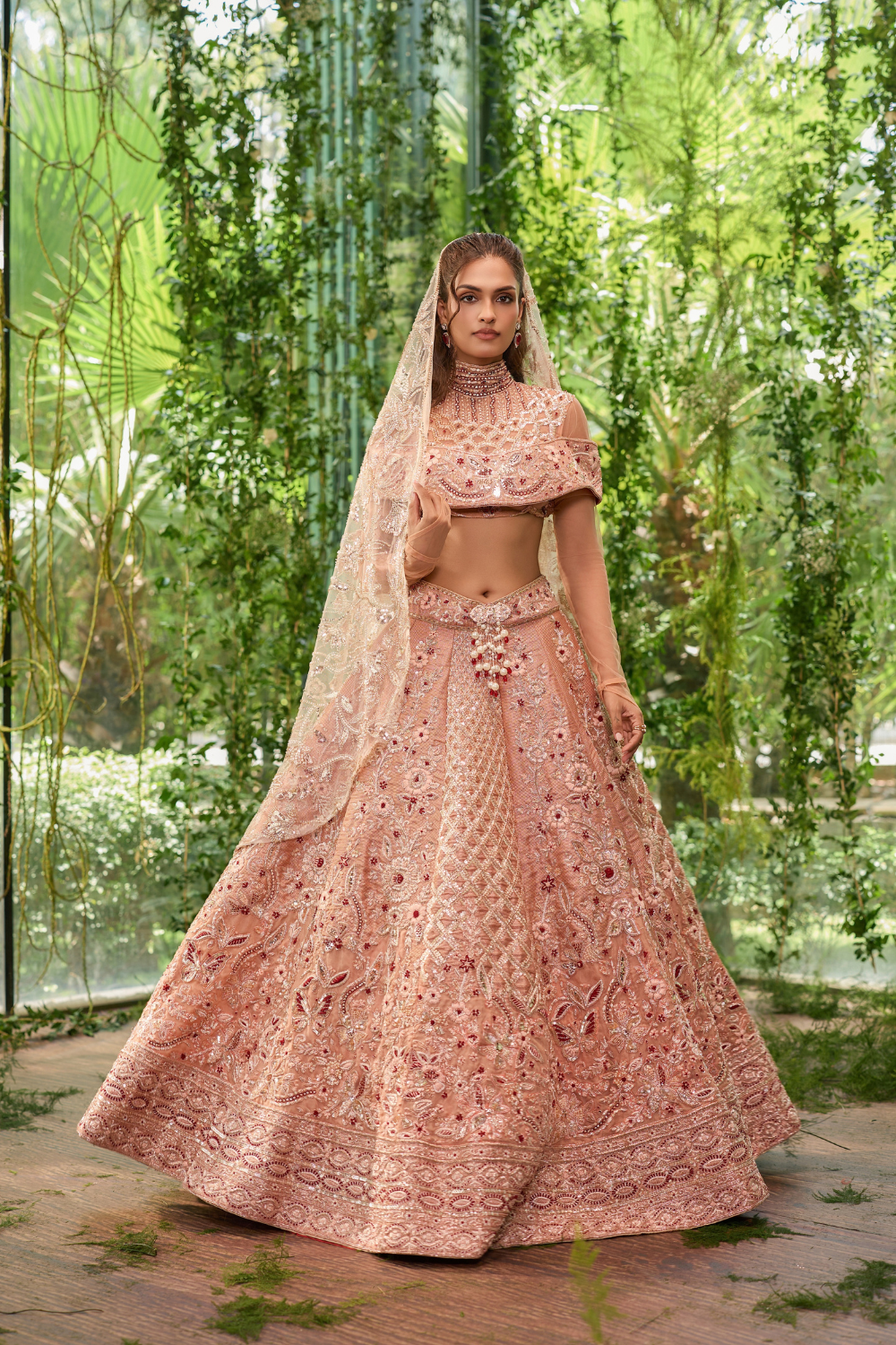 Prakriti Eclat- The Blooming Light Lehenga
