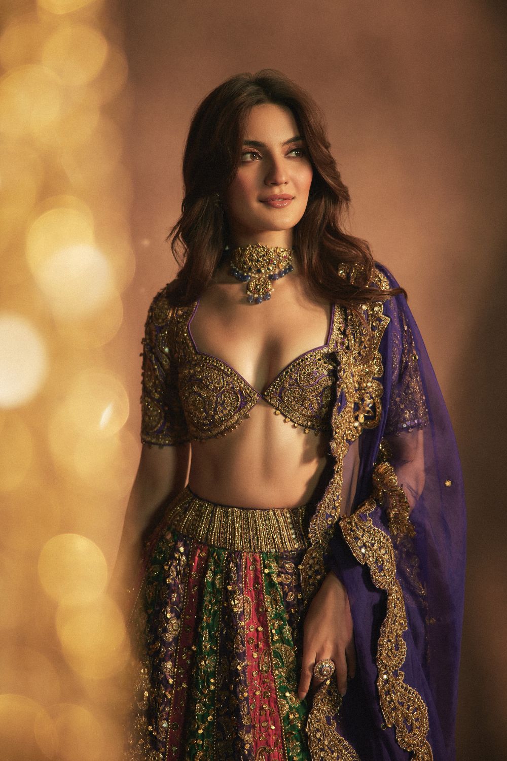 Pratibha in Rang Mahal Jamewar Lehenga Set Set-B