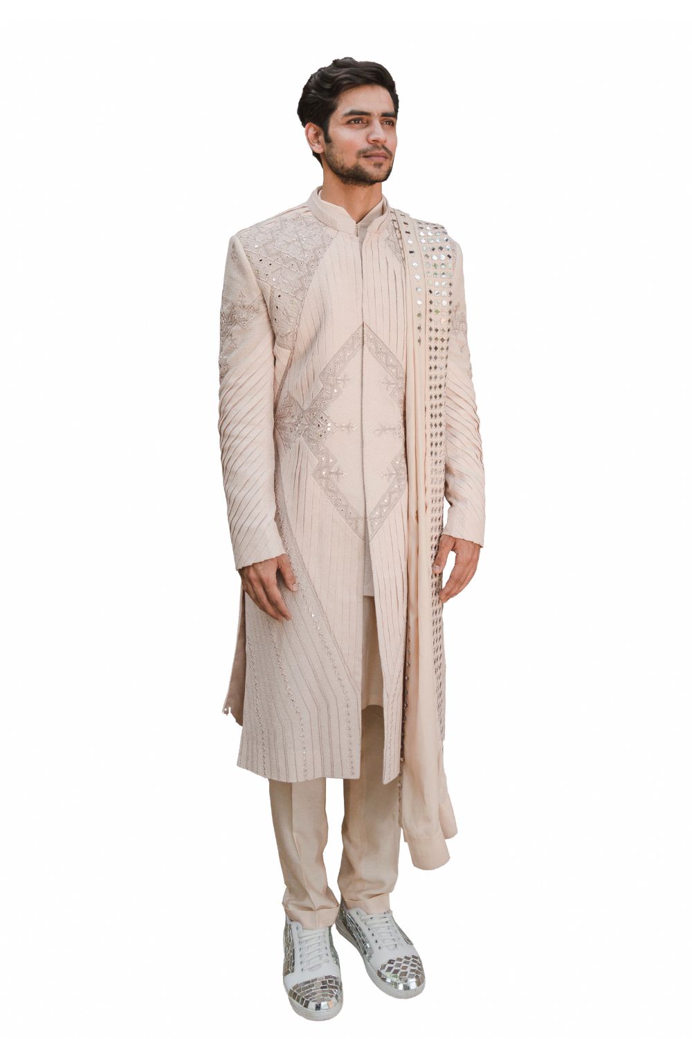 REFLEX SHERWANI LIGHT RUST