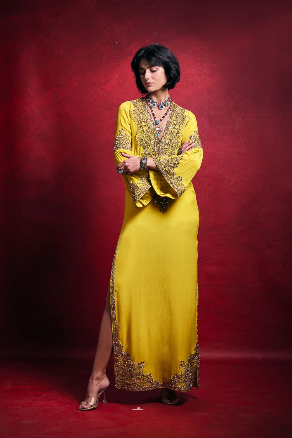 YELLOW KAFTAN