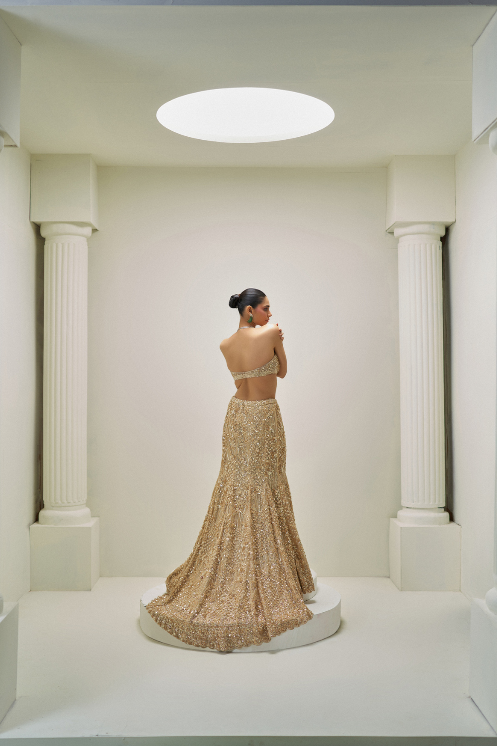 Golden Hour Bloom Lehenga Set