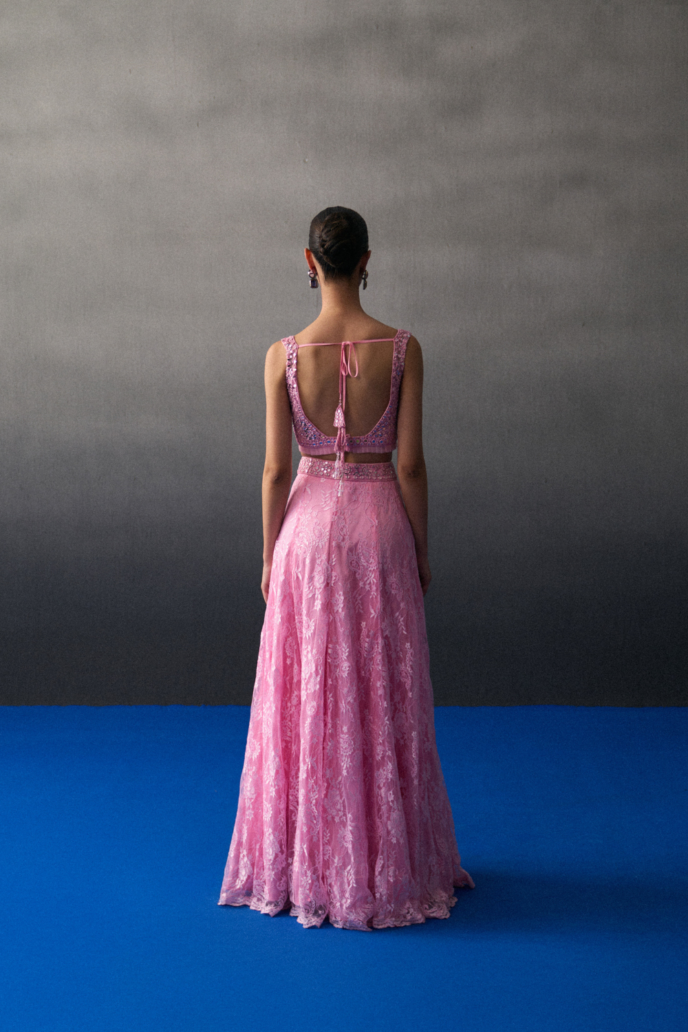 Pink Chentilly Lehenga Set