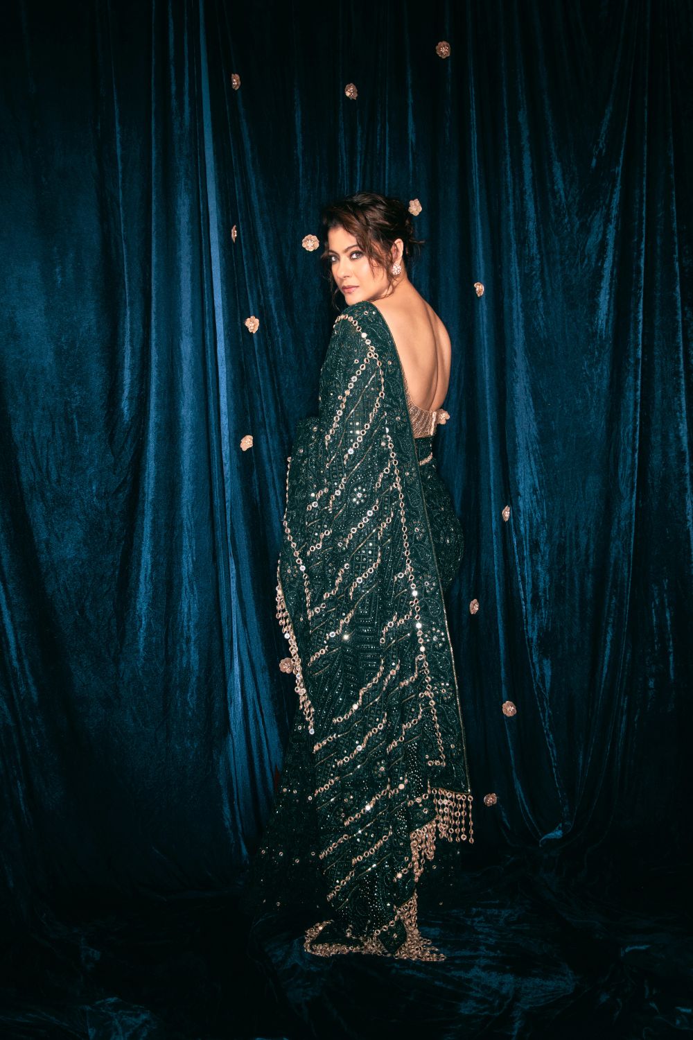 Kajol in Vanamala Saree Set
