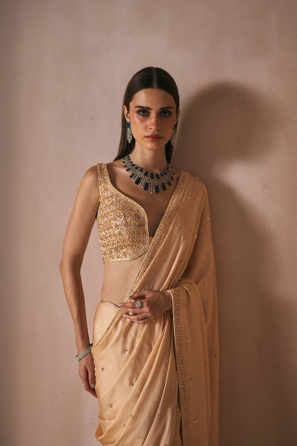 Golden Hour Saree Set