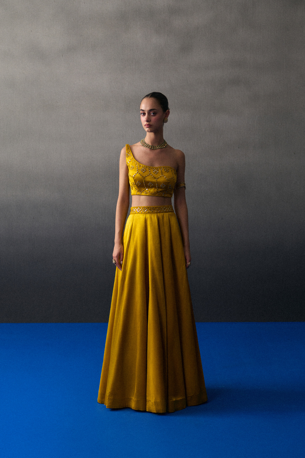 Satin Silk Festive Lehenga Set