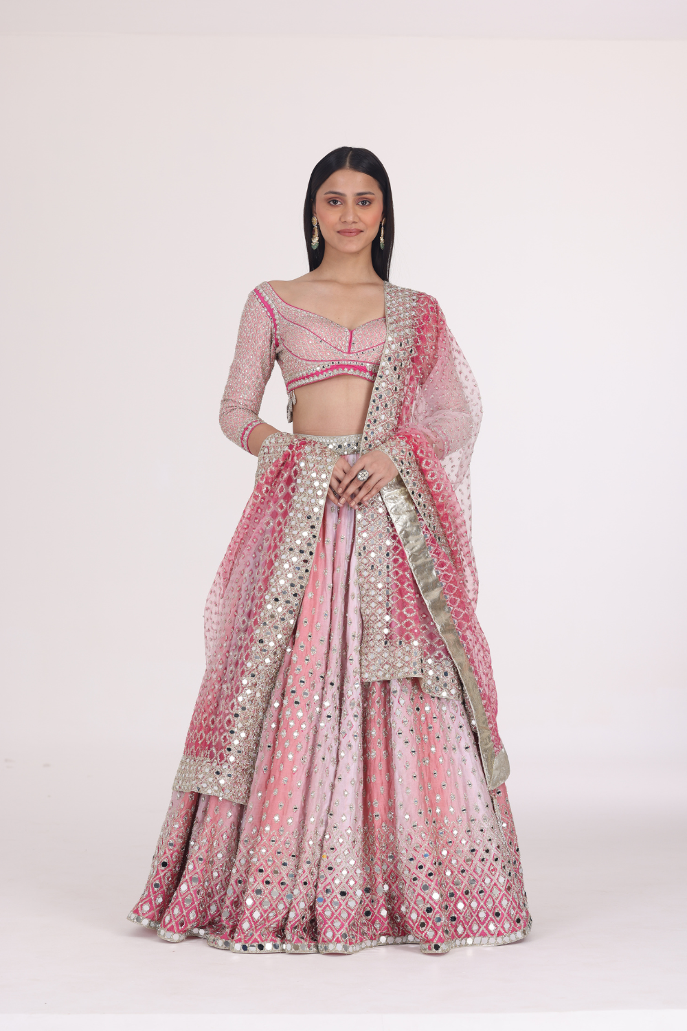 Pink Hues Printed Lehenga