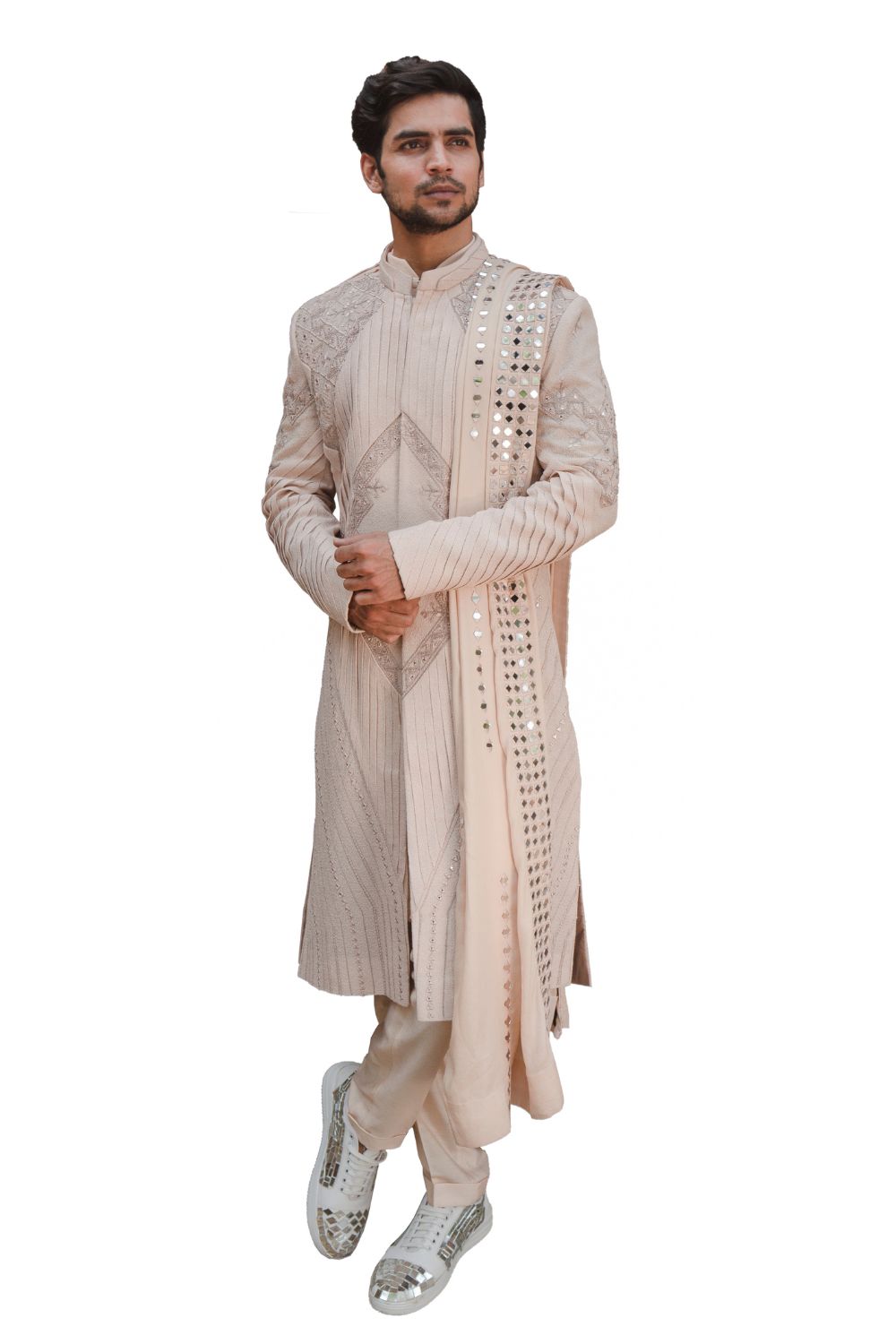 REFLEX SHERWANI LIGHT RUST