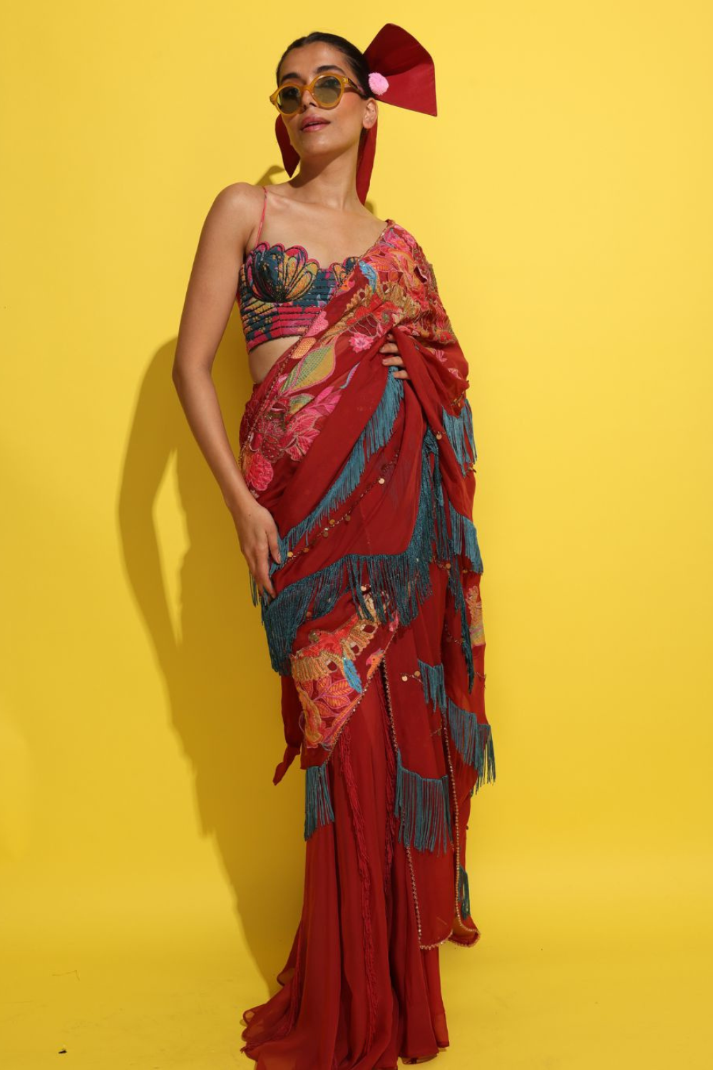 Chakachak saree