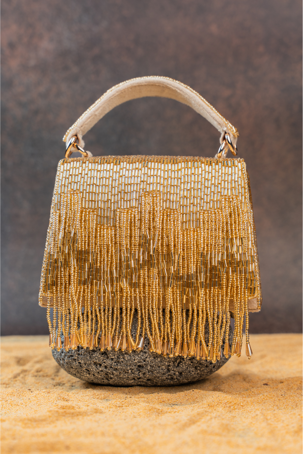 Salli En vie Mini Kasse Tassel Gold