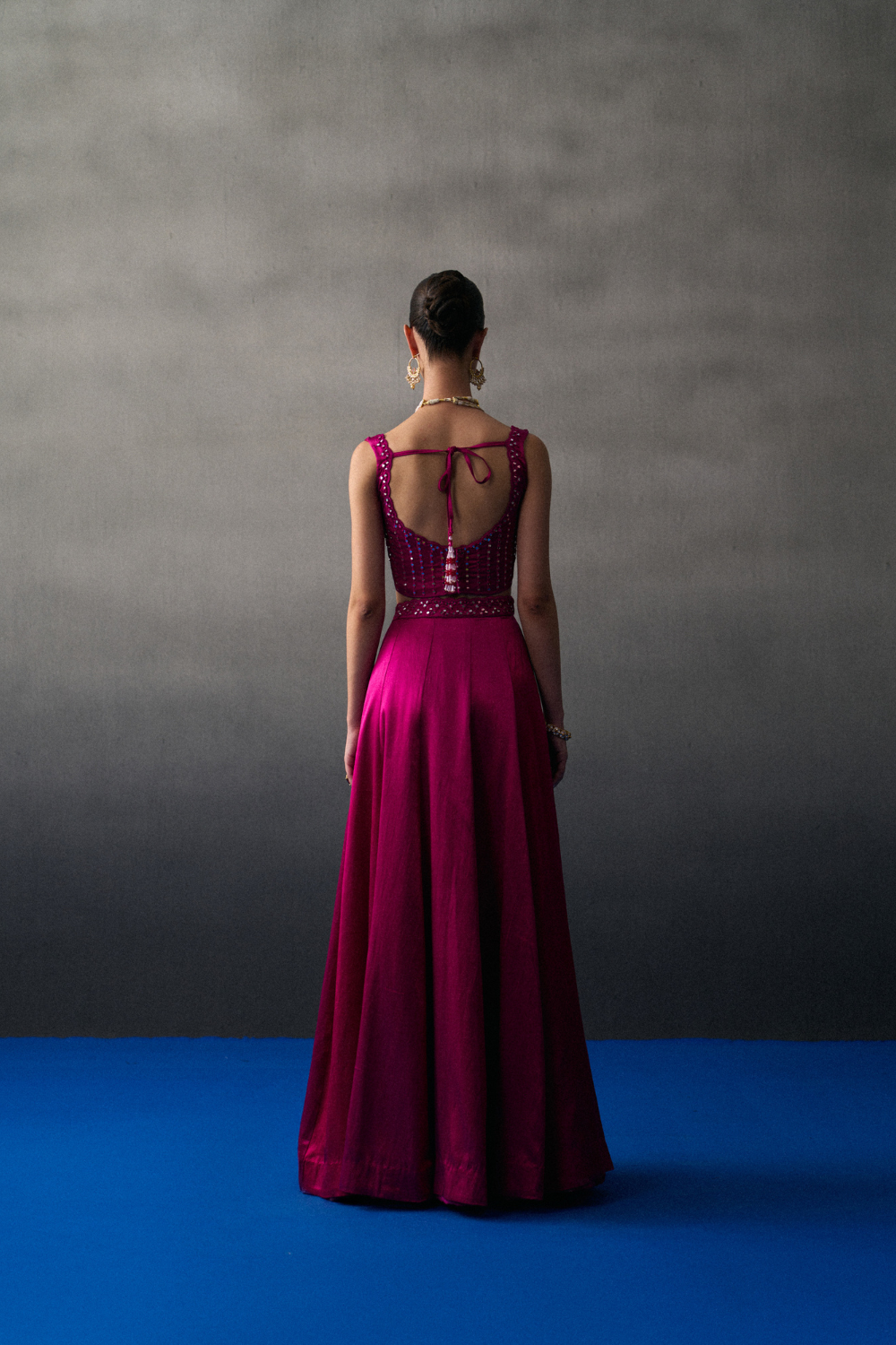 Rani Satin Festive Lehenga Set