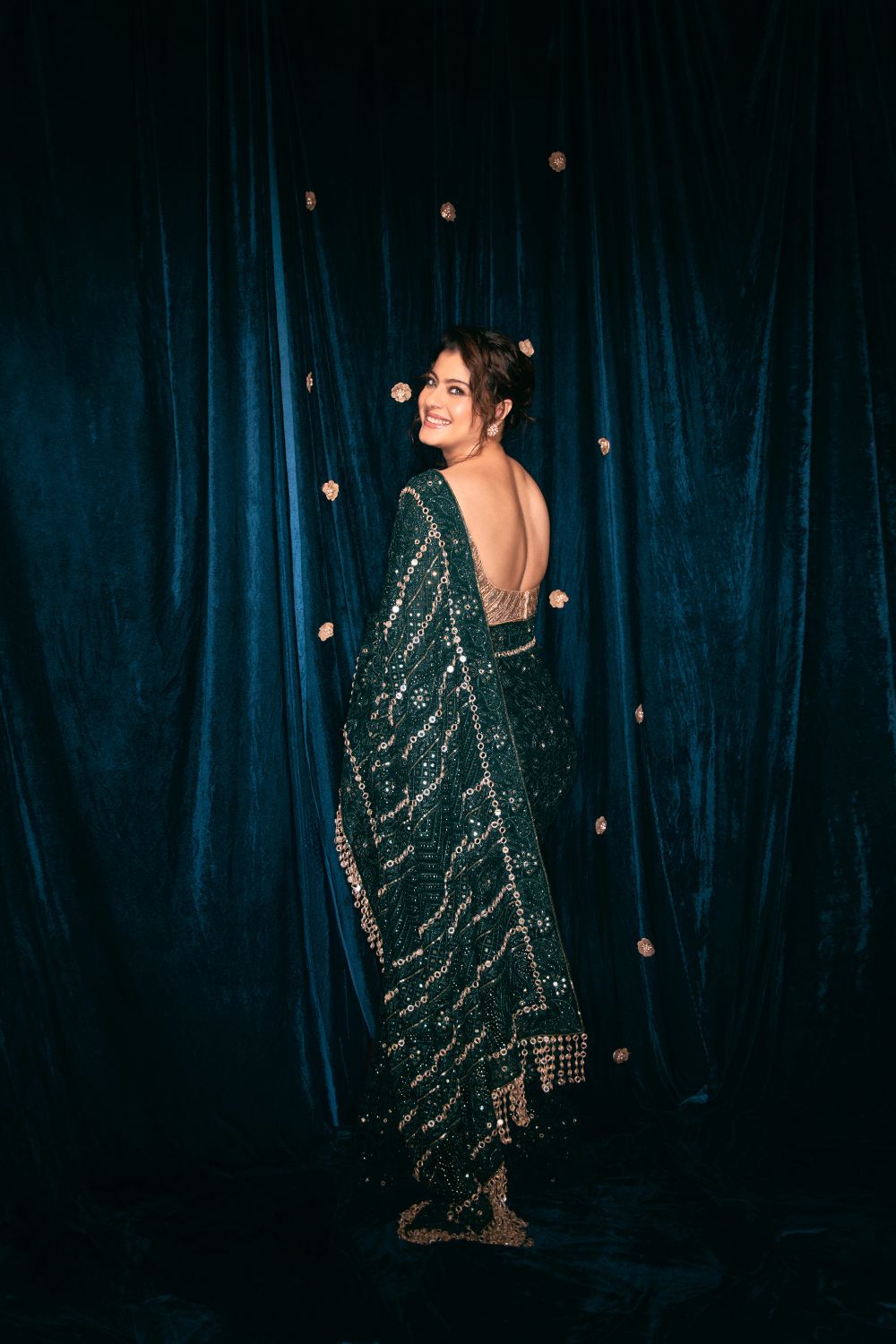 Kajol in Vanamala Saree Set
