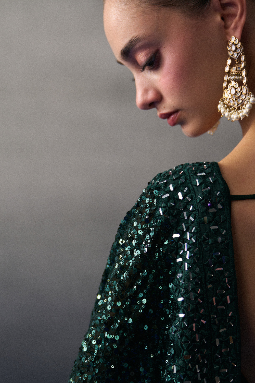 Green Sangeet Saree