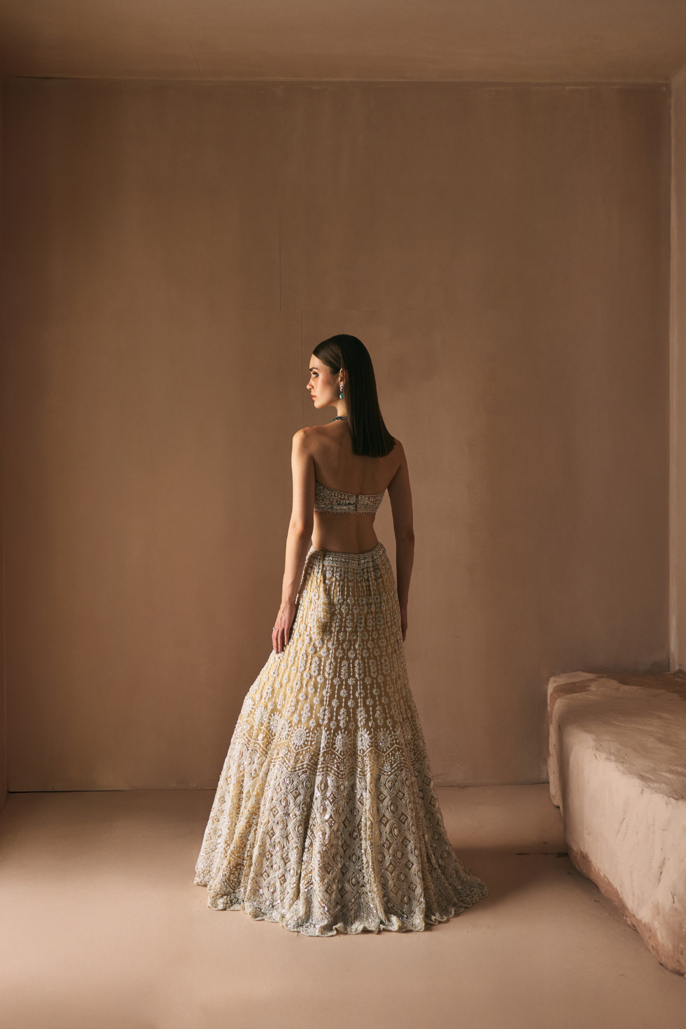 Ivory Celestial Lehenga set
