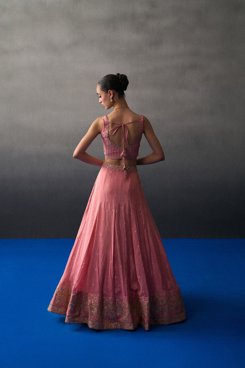 Gajri Benarasi Festive Lehenga