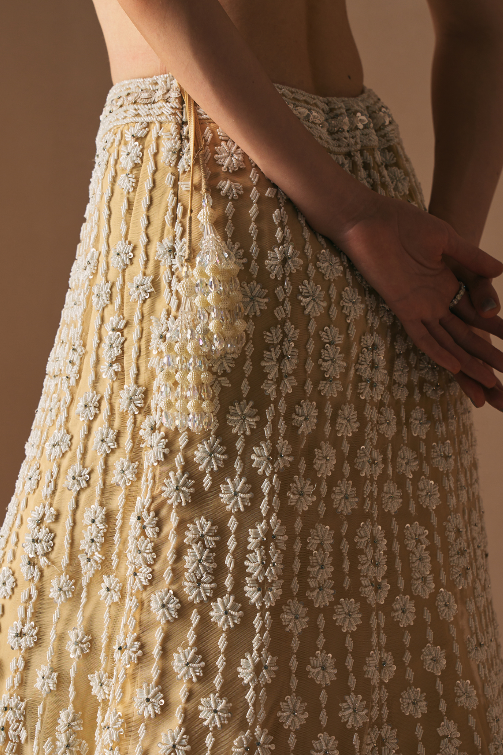 Ivory Celestial Lehenga set