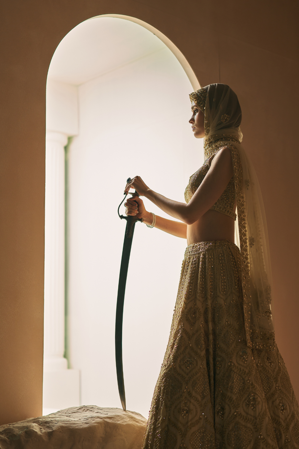 Champage Mirage Lehenga Set