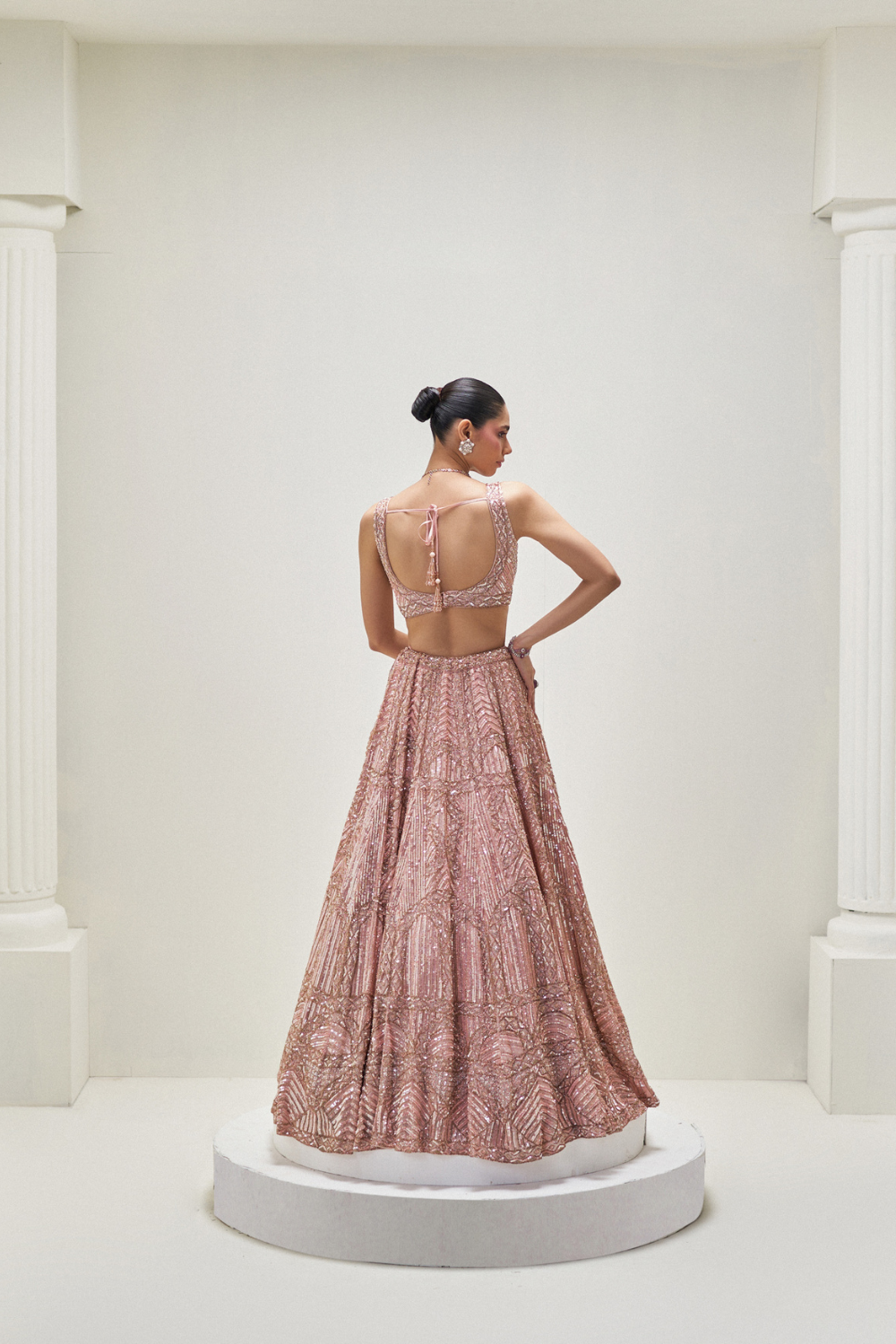 Blush Ember Lehenga set