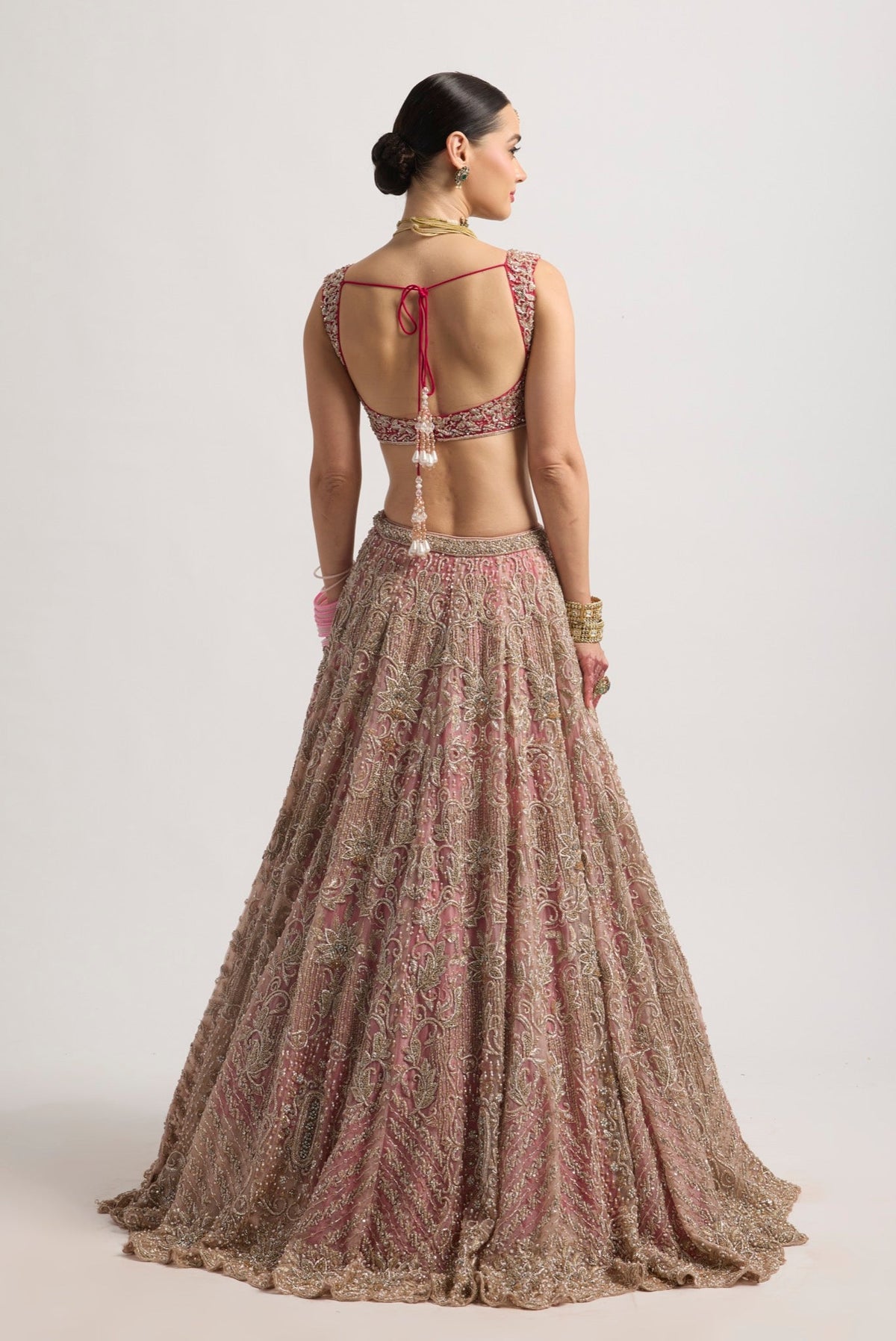 NAYAB PINK OMBRE LEHENGA