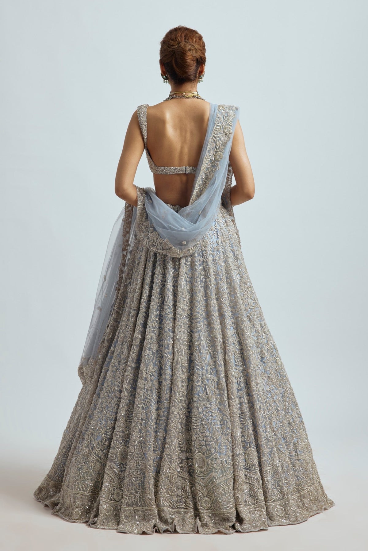 AASMA BLUE LEHENGA