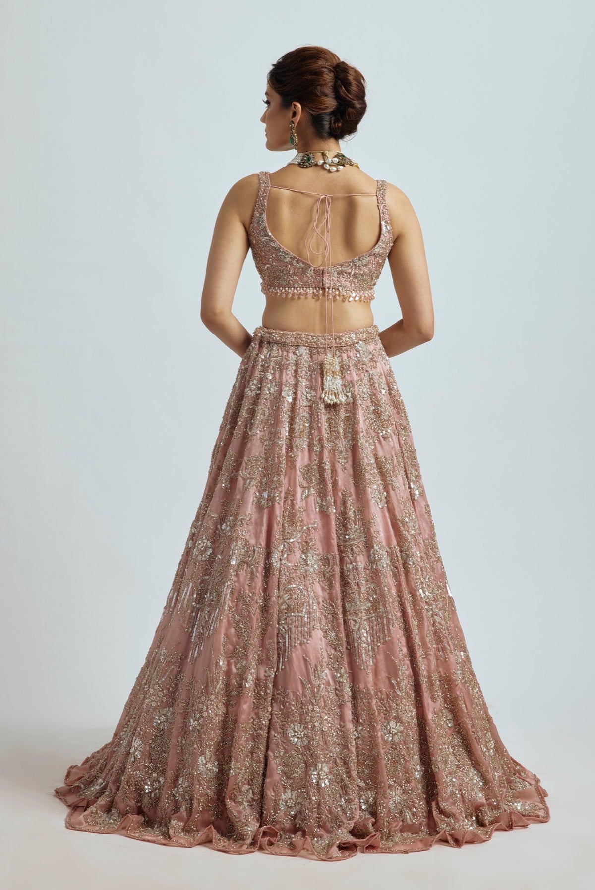 ZOHRA DUSTY PINK LEHENGA