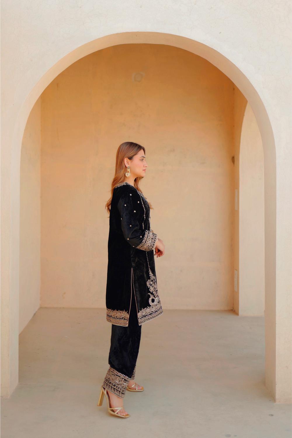 Ayat - Short Kurta With Salwar
