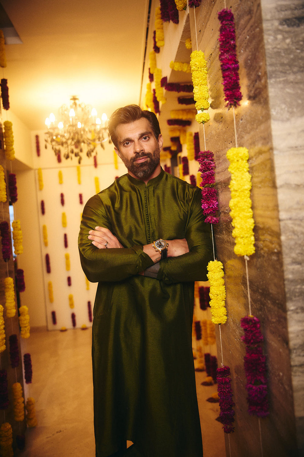 Karan Singh Grover in Farid Kurta Set
