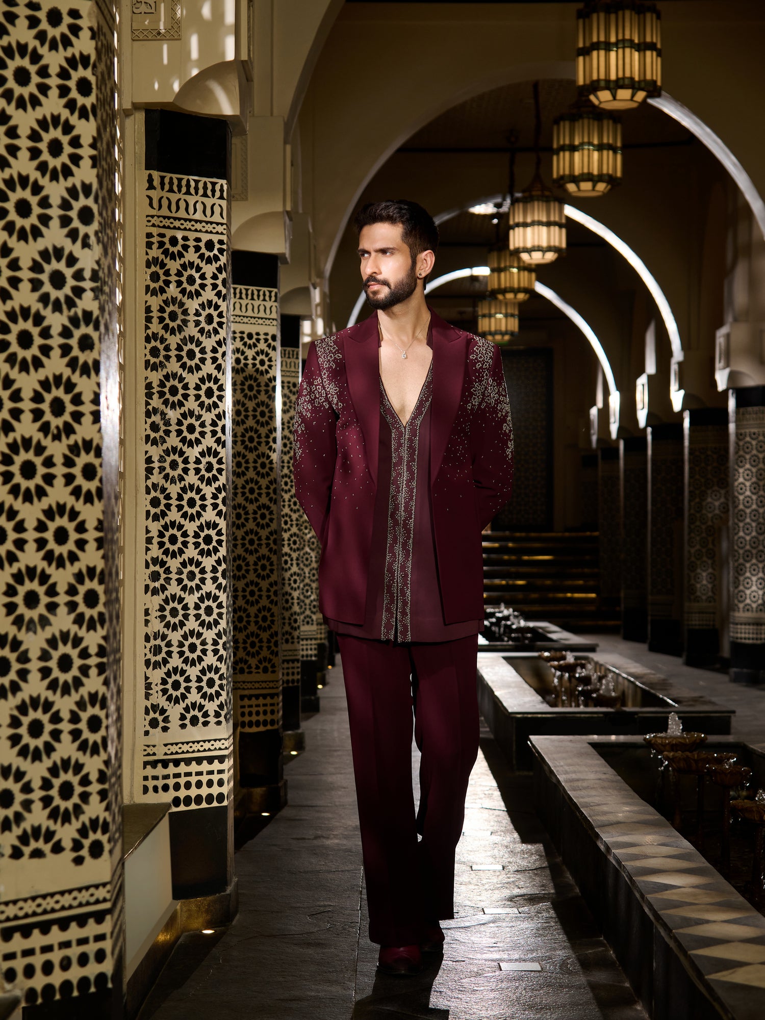 Garnet Short Jacket Set