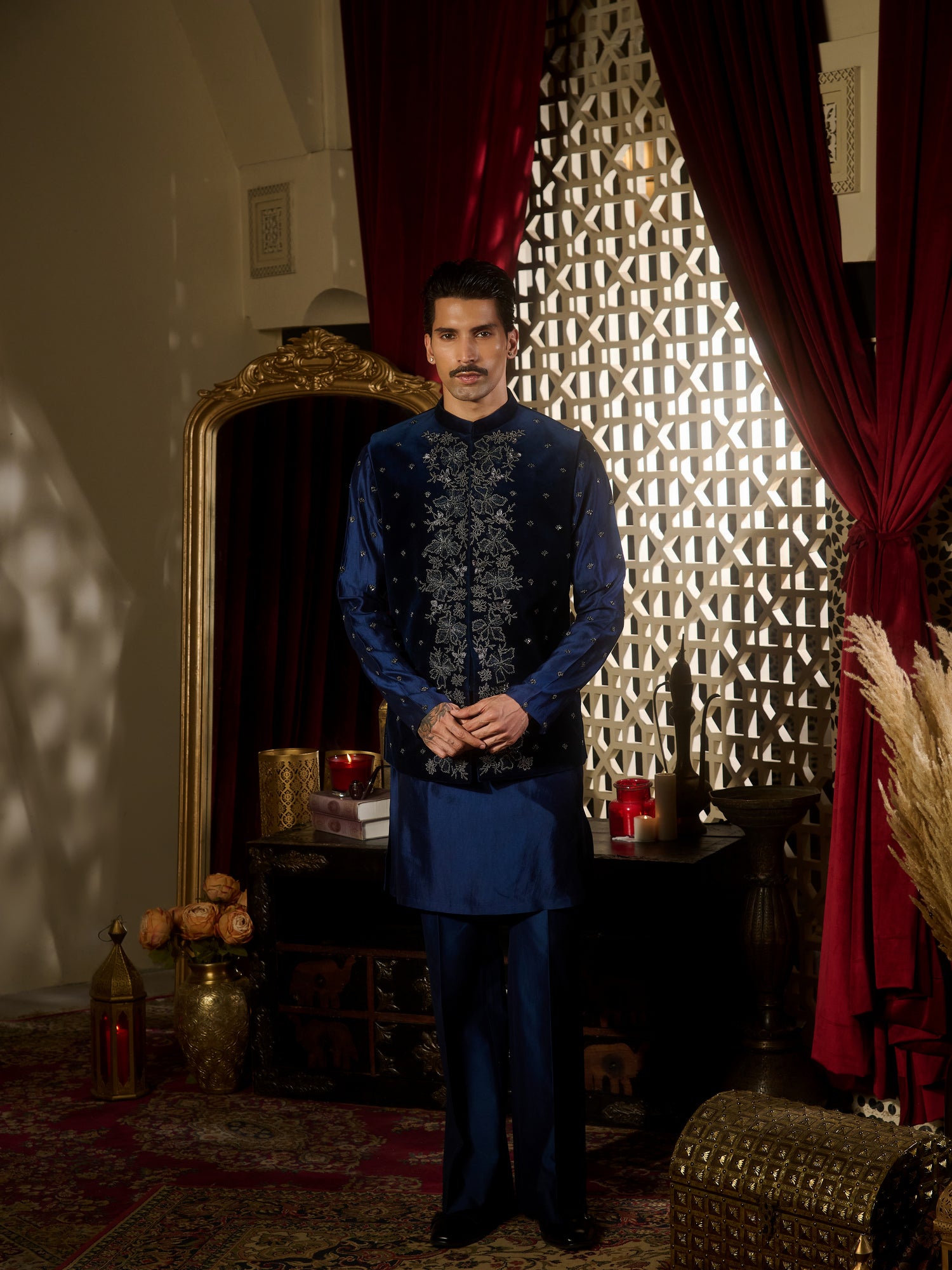 Prism Nehru Jacket Set