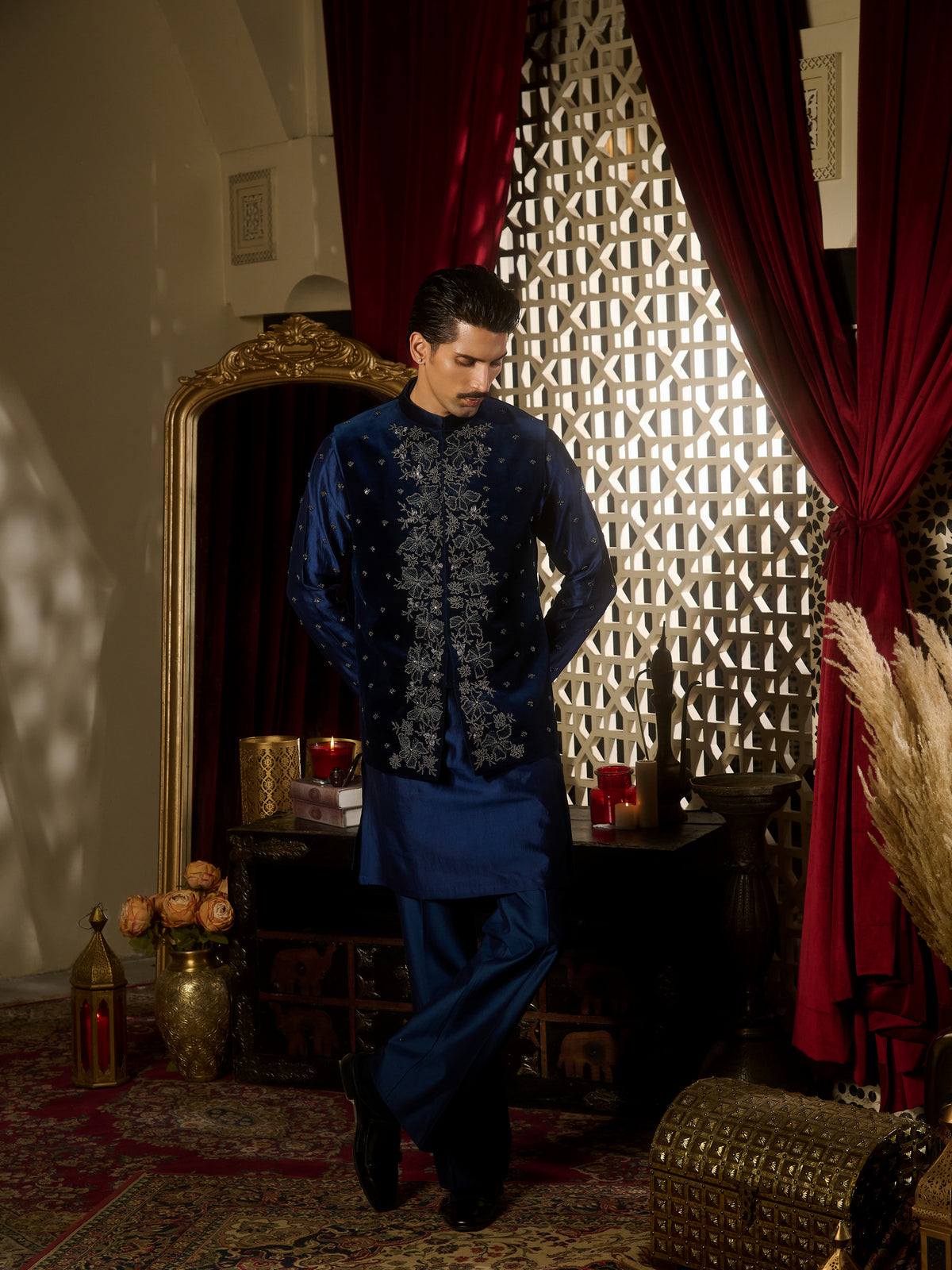 Prism Nehru Jacket Set