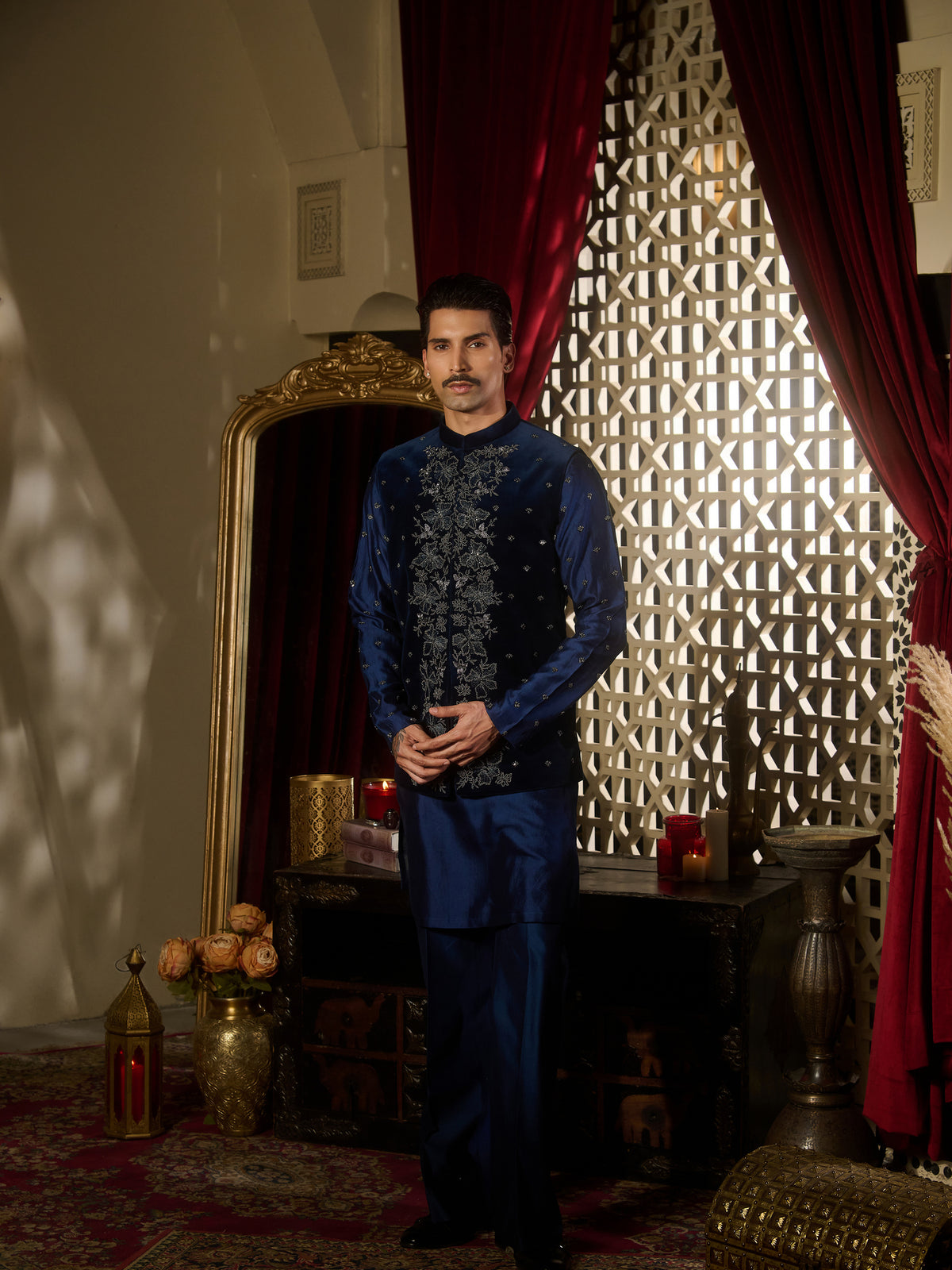 Prism Nehru Jacket Set