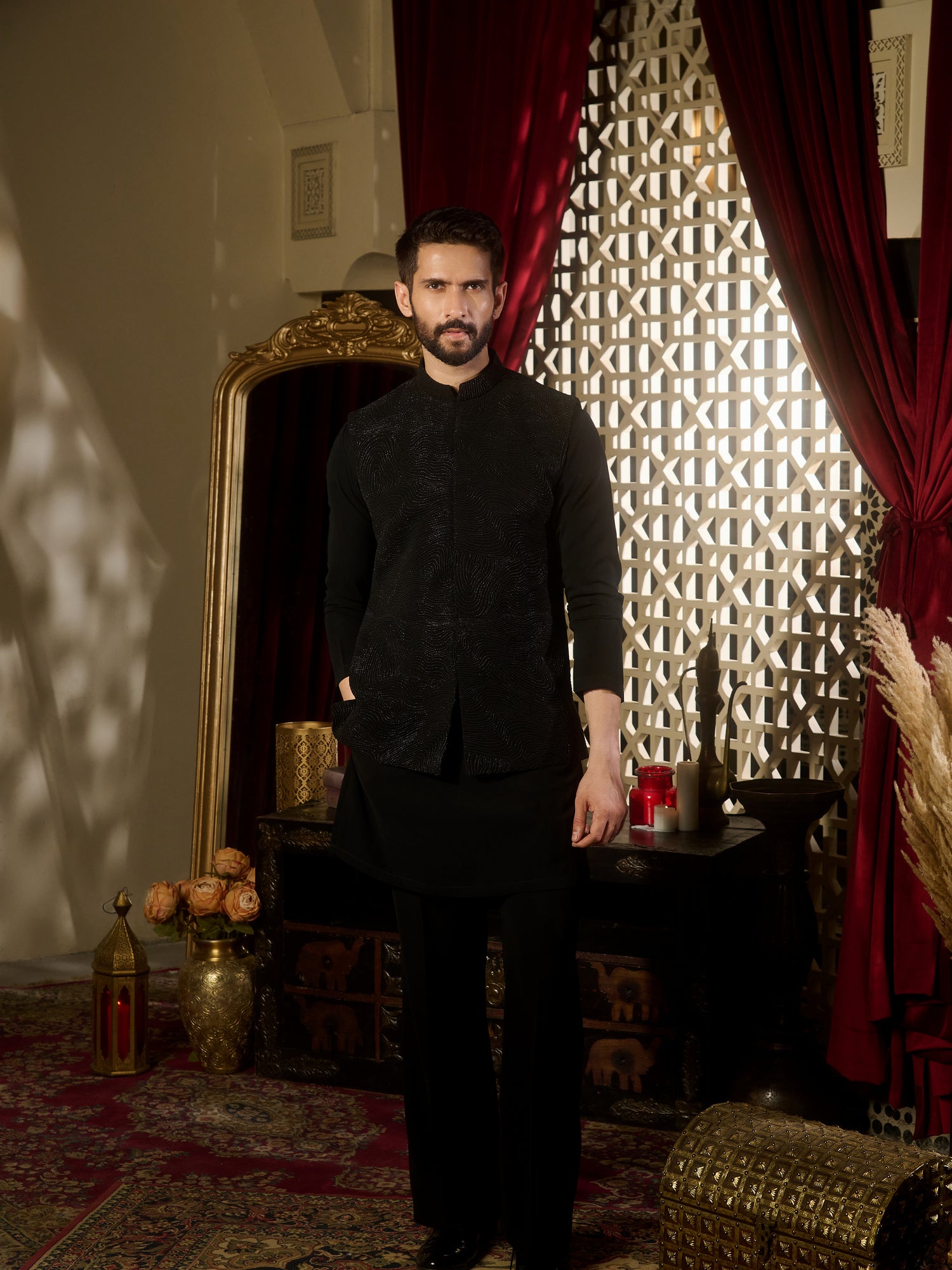 Void Nehru Jacket Set