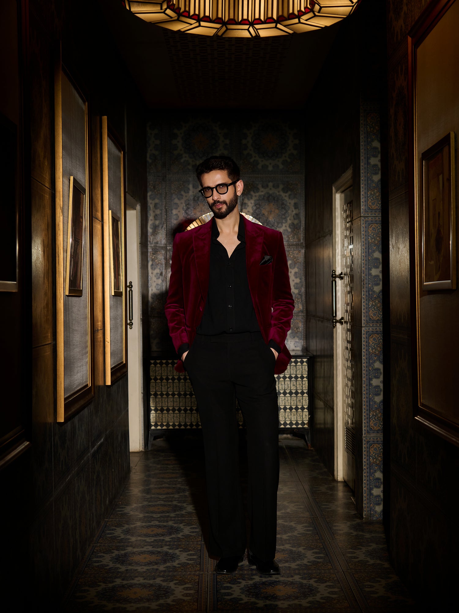 Crimson Tuxedo Set