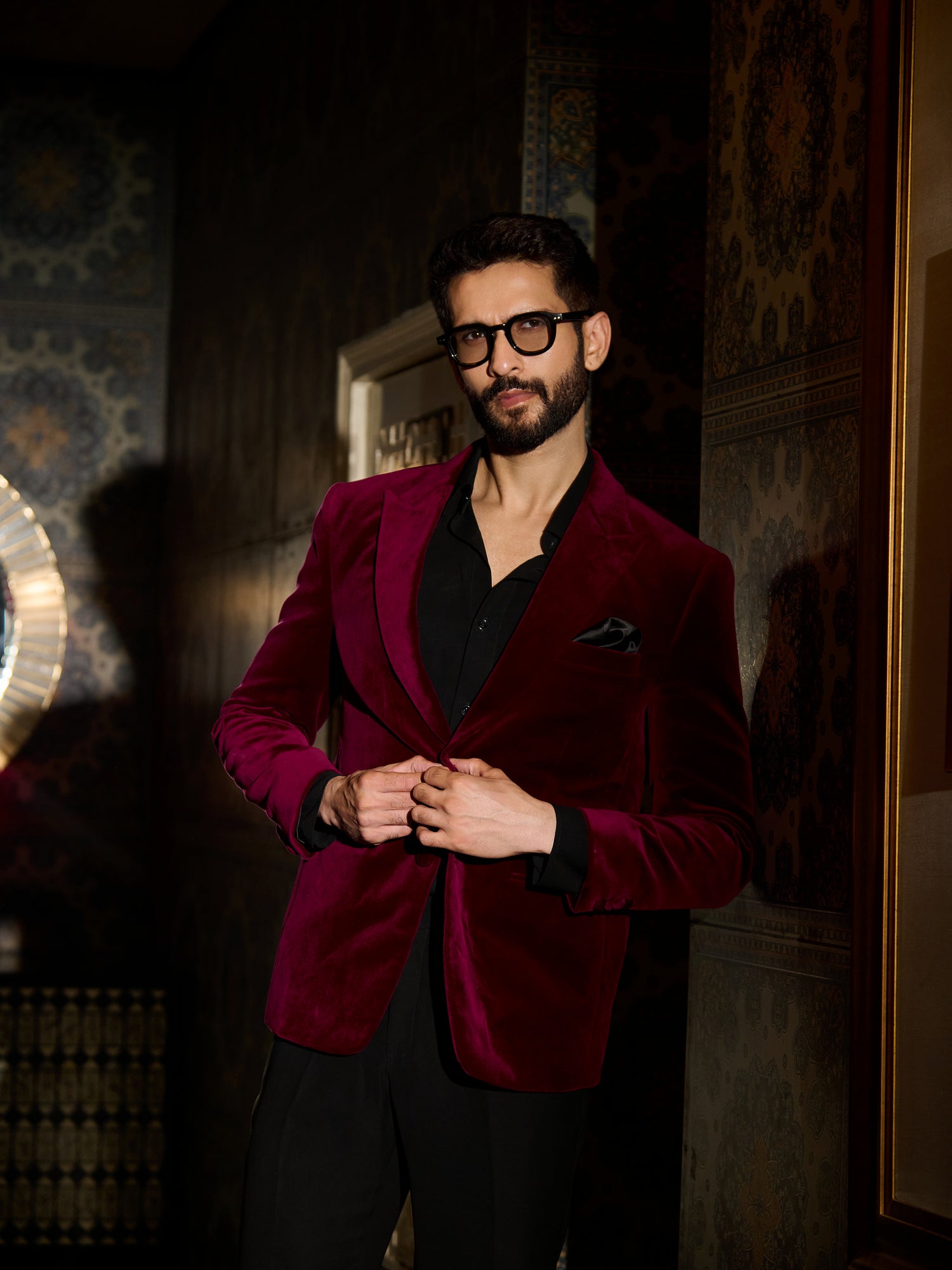 Crimson Tuxedo Set