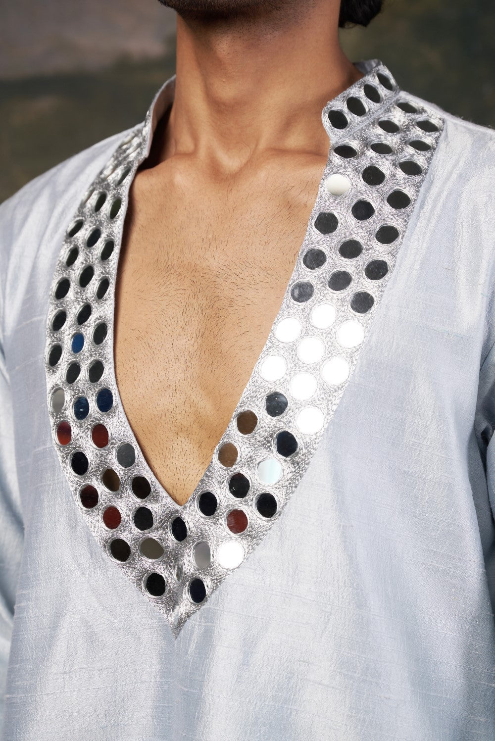 Mirror Work Kurta with Matching Pyjama