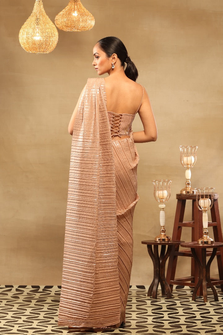 EDA DRAPED SAREE SET