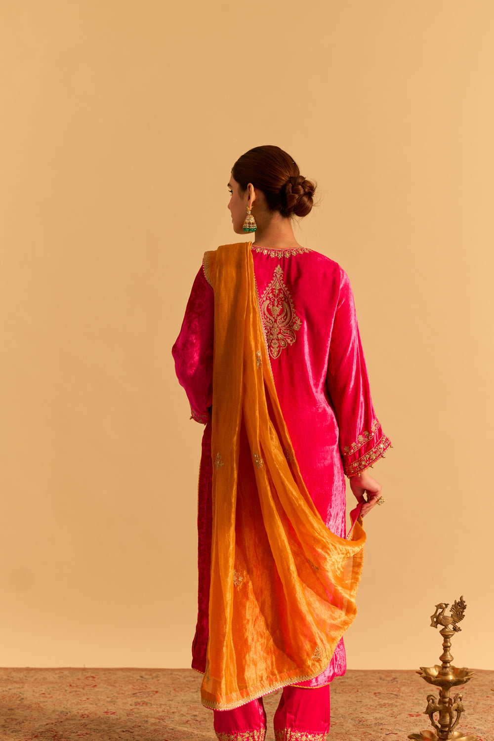 Fareeha - Hotpink Kurta with Salwar