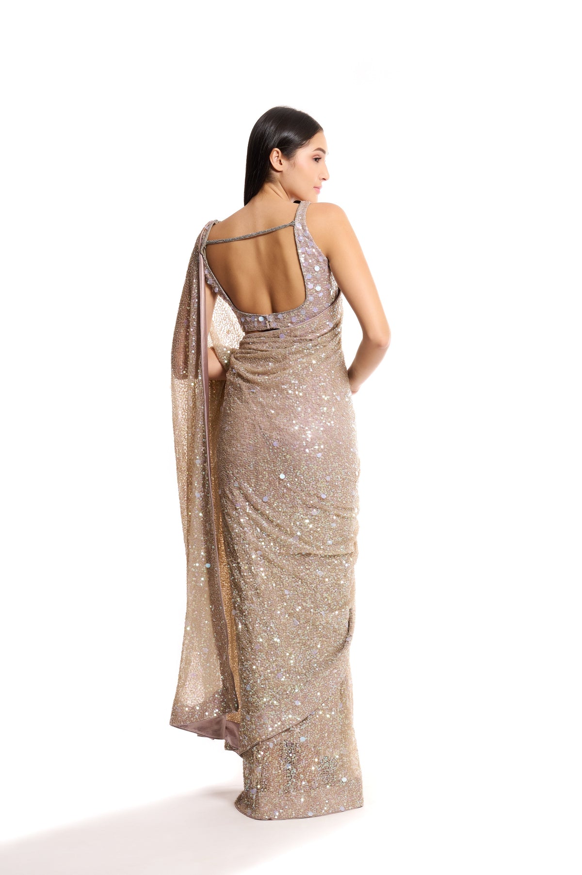 surabhi chopra ivory saree
