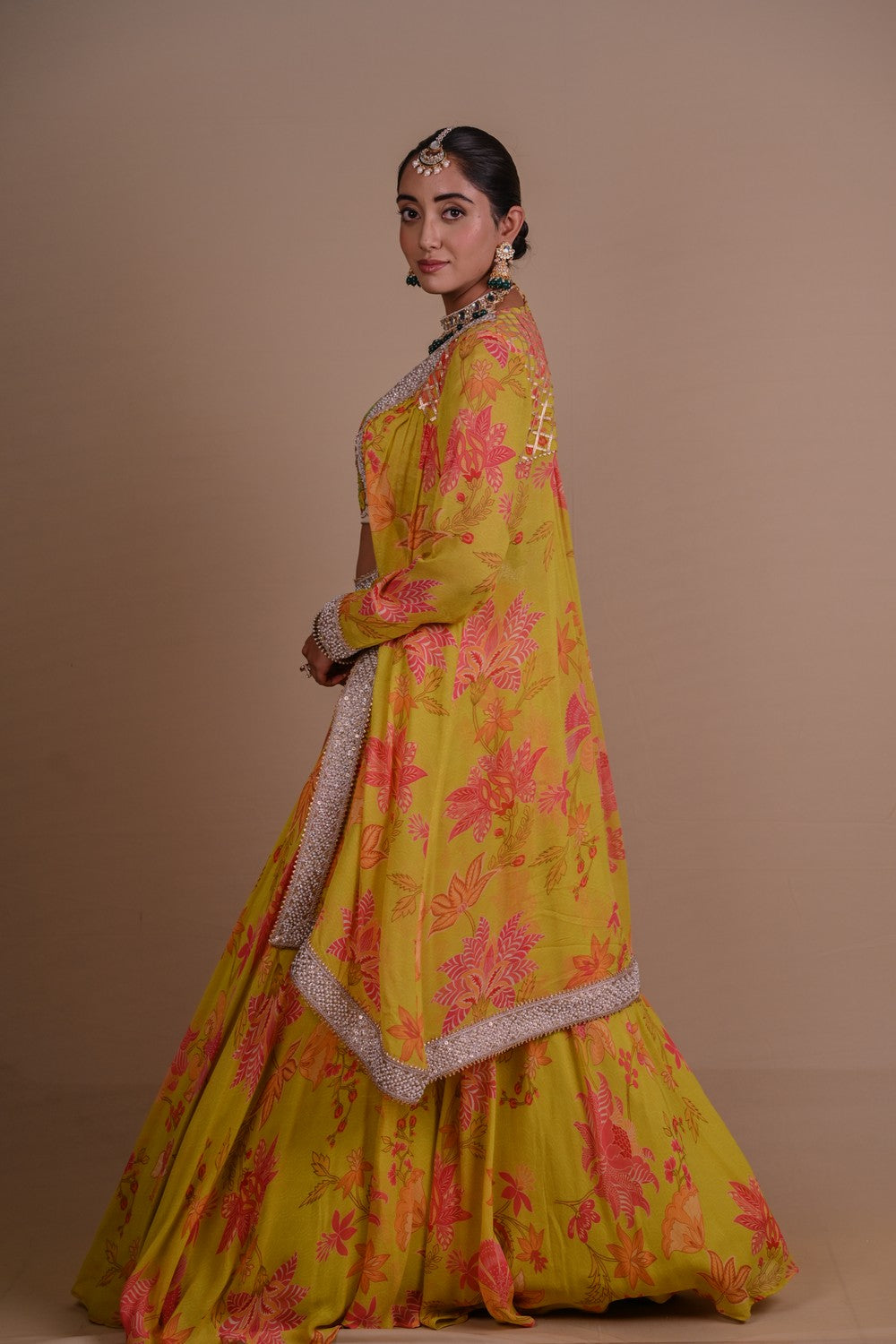 Mastani Yellow lehenga & jacket set