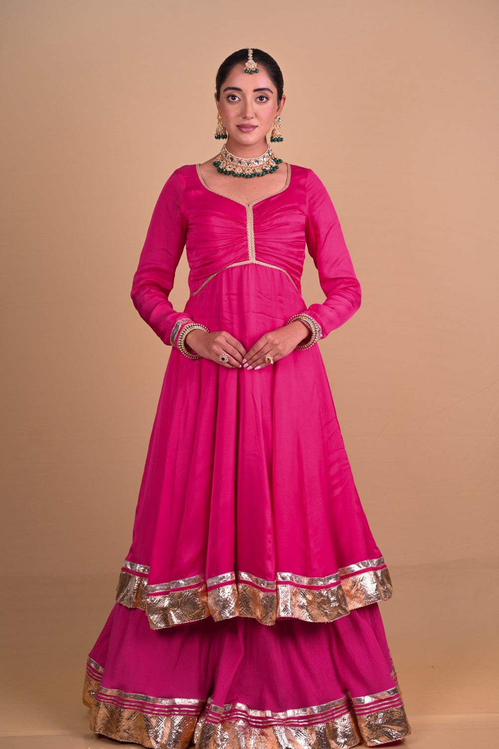 Begum Pink lehenga set