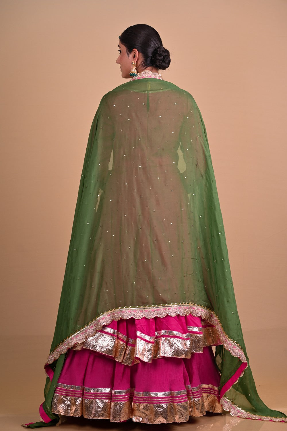 Begum Pink lehenga set