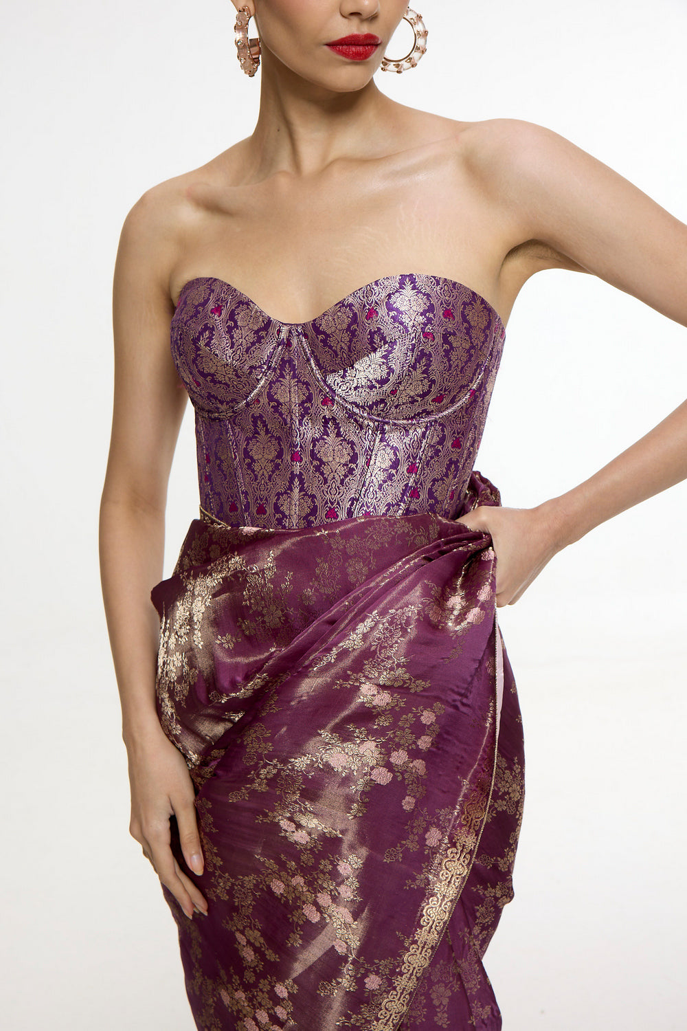 Handwoven Cocoa Brown Saree