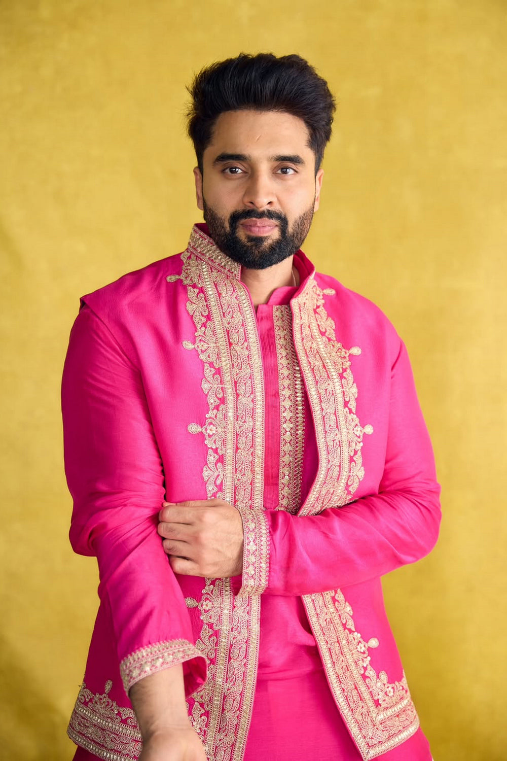 Jacky Bhagnani in Nasir Jacket Set