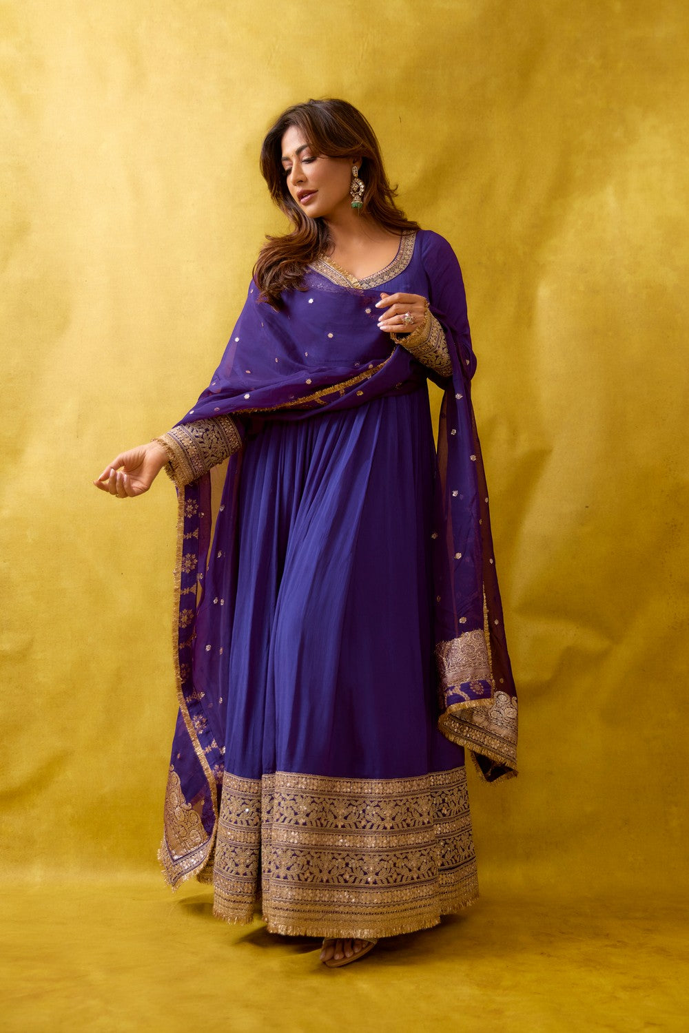 Chitrangada Anarkali Set