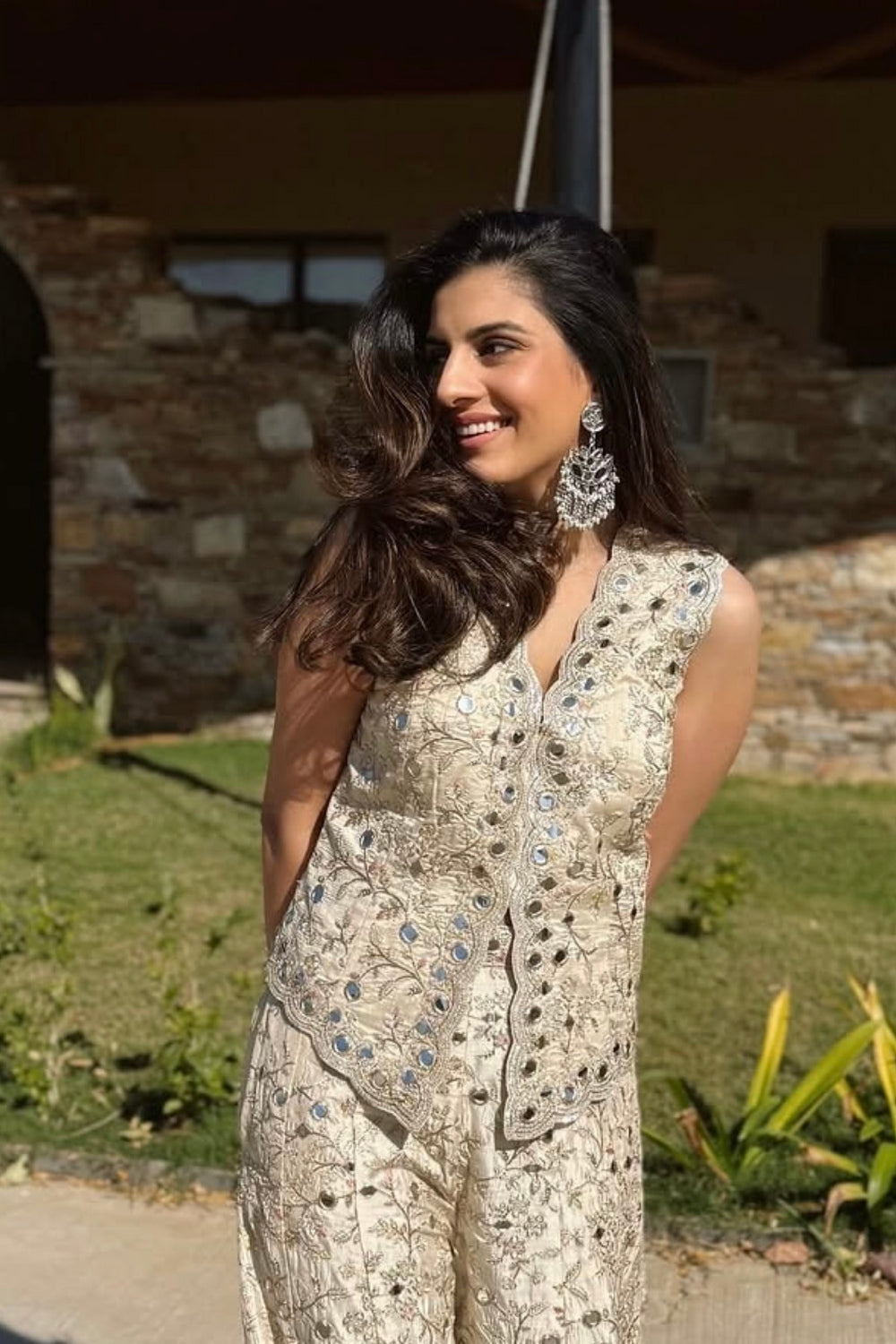 Sachi Gilani in Akila Pant Set