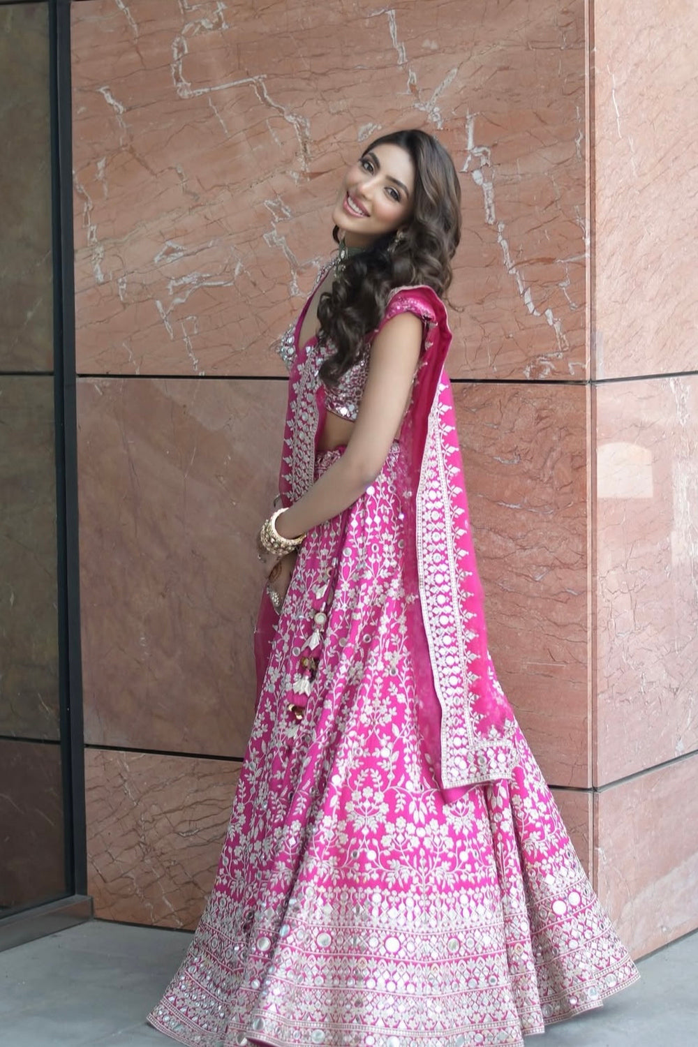 Mallaikaa Chheda in Niranjana Lehenga Set