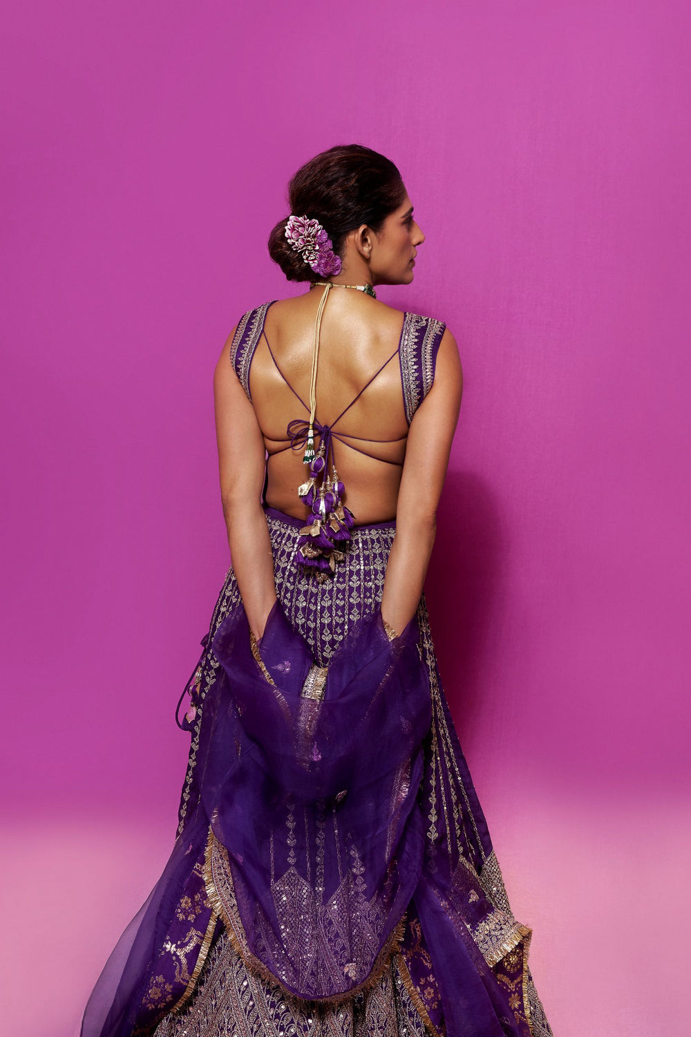 Kubbra sait in Razia Lehenga Set